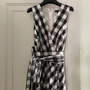 J.Crew gingham midi dress, size 00